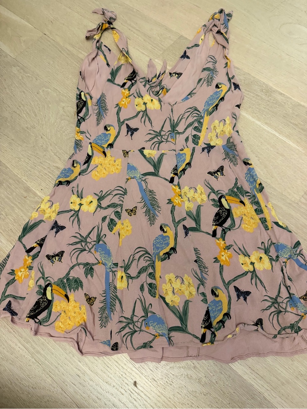 Reformation Nola Mini Dress in Conga Pink Floral - Picture 3 of 9